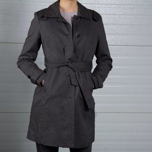 Grey Trench-coat with Belt